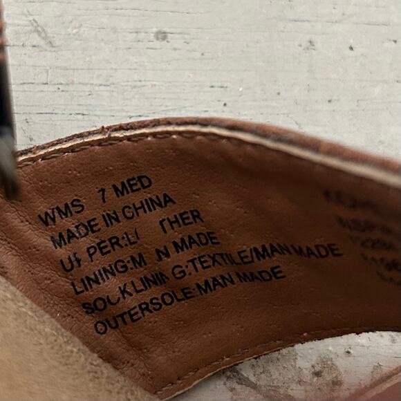 Eddie Bauer Espadrille wrap wedge faux suede sandals summer minimalist boho 7 - Picture 13 of 14